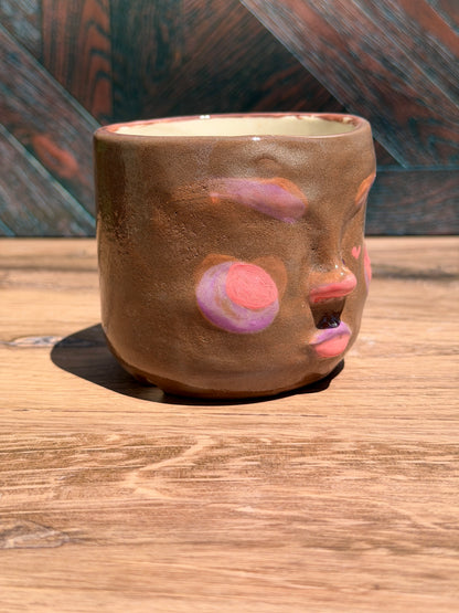 Painted Face Planter No. 7