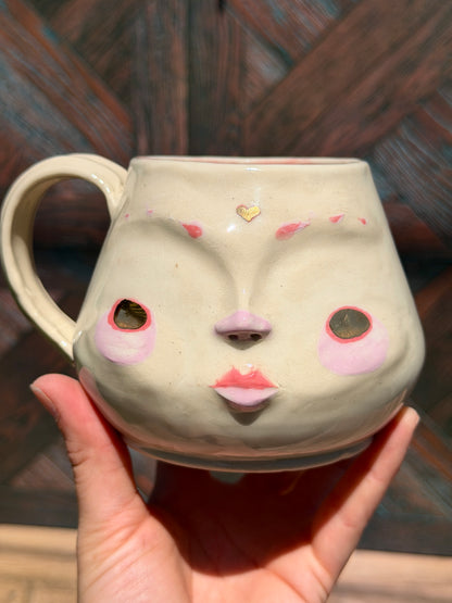 Painted Face Mug No. 10
