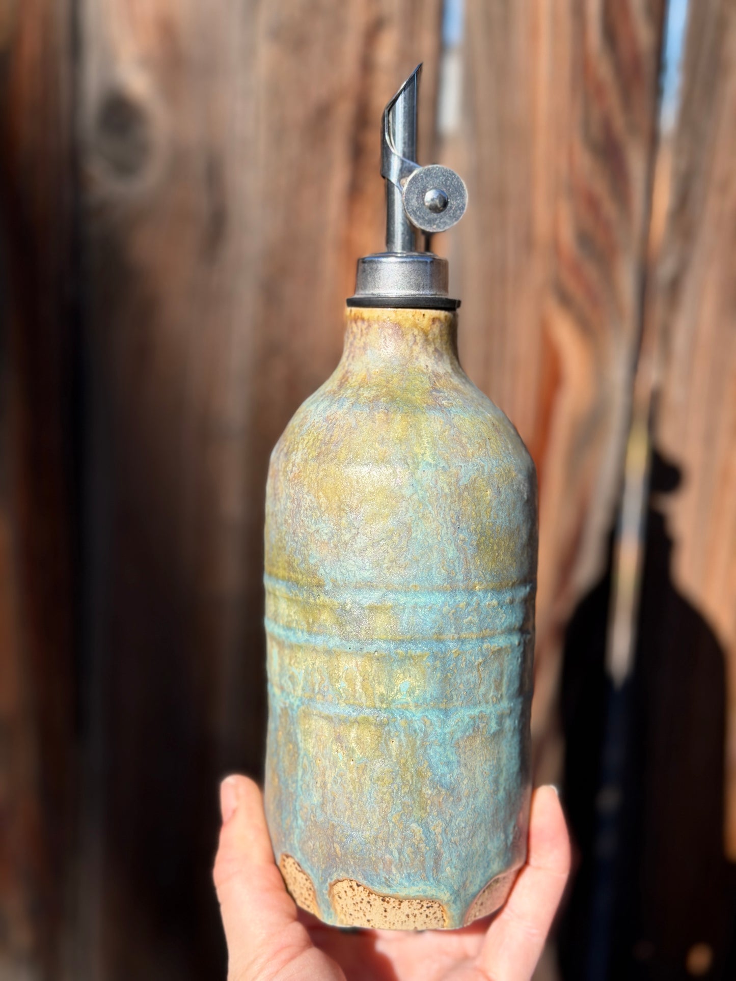 Copper Moss Oil Pourer