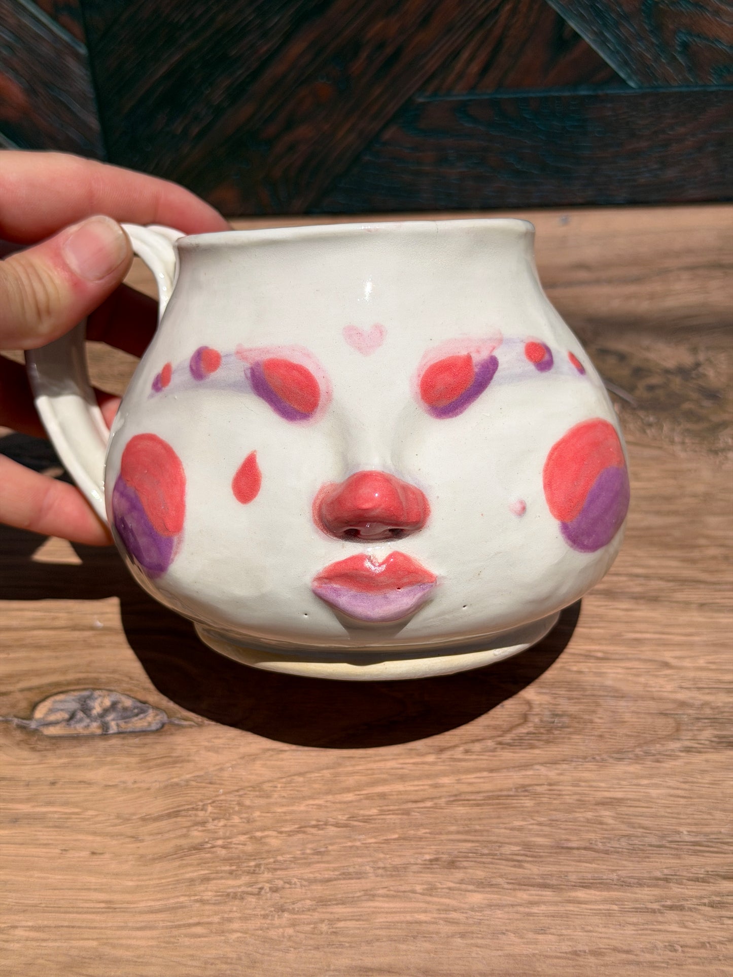 Painted Face Mug No. 12