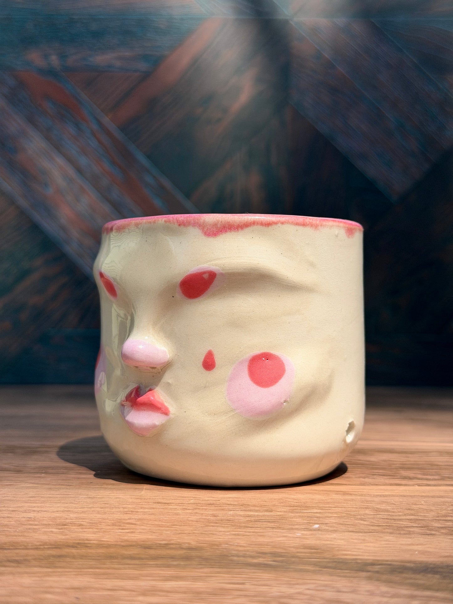 Painted Face Planter No. 12