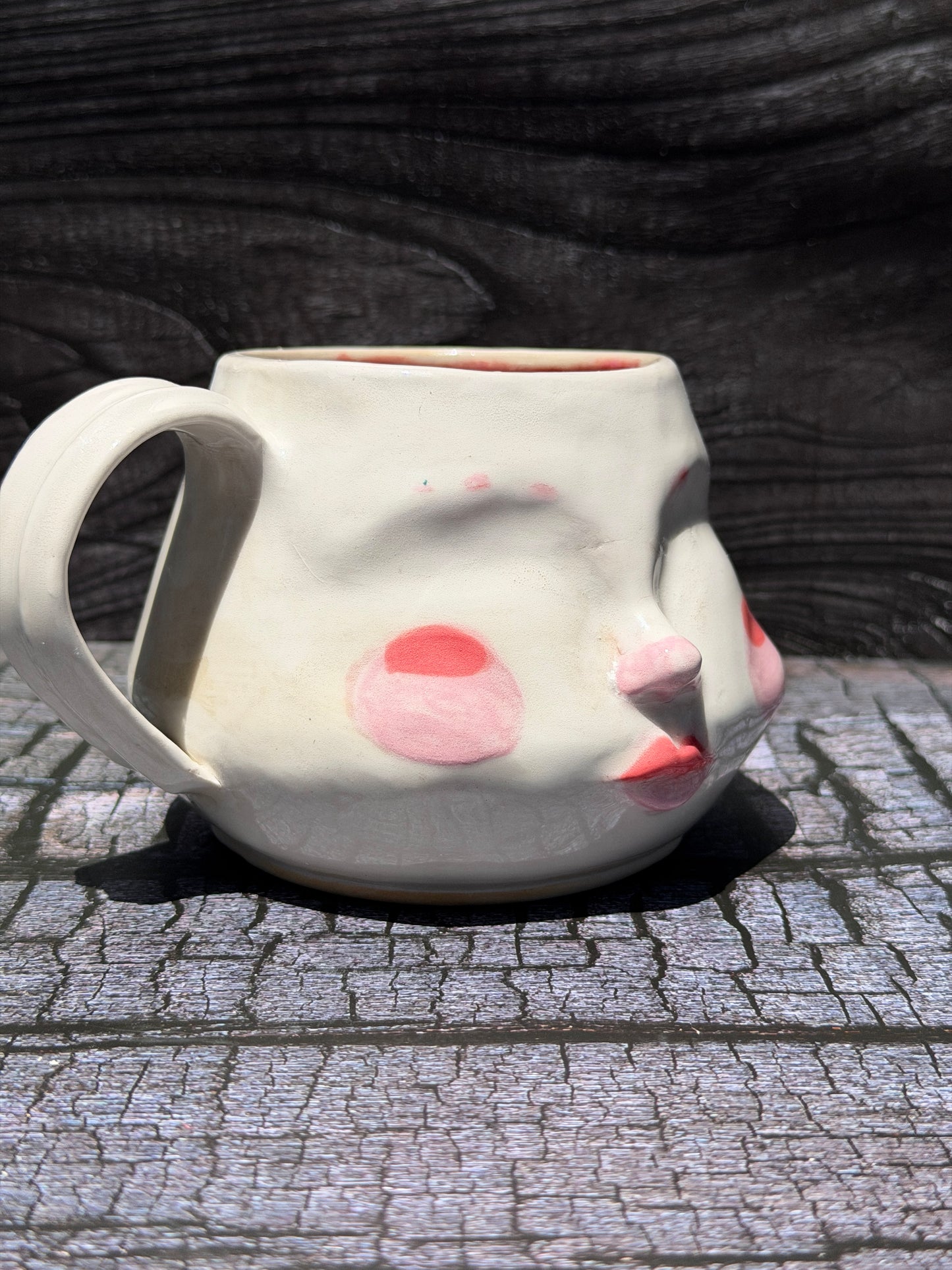 Painted Face Mug