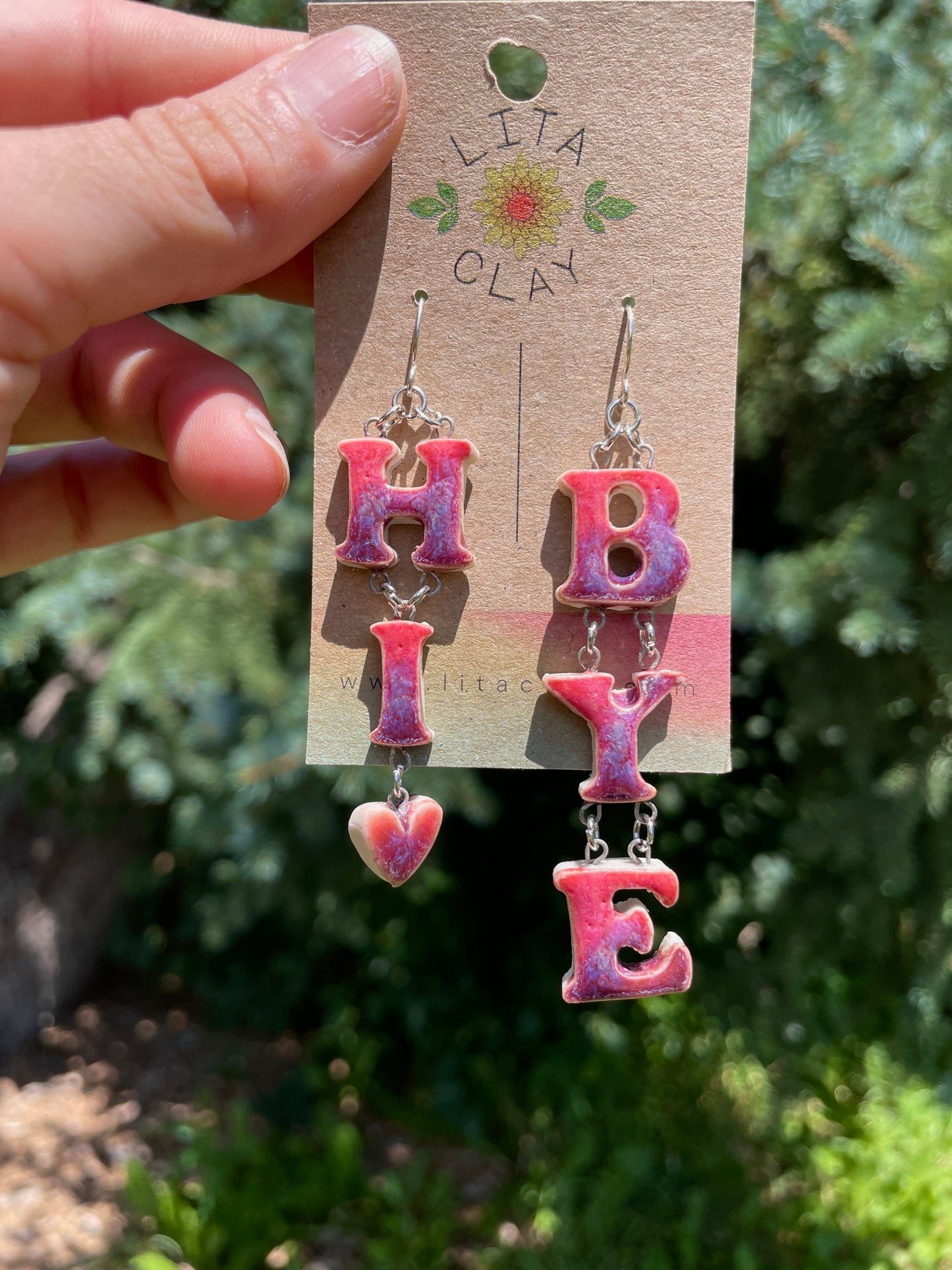 Hi / Bye Earrings