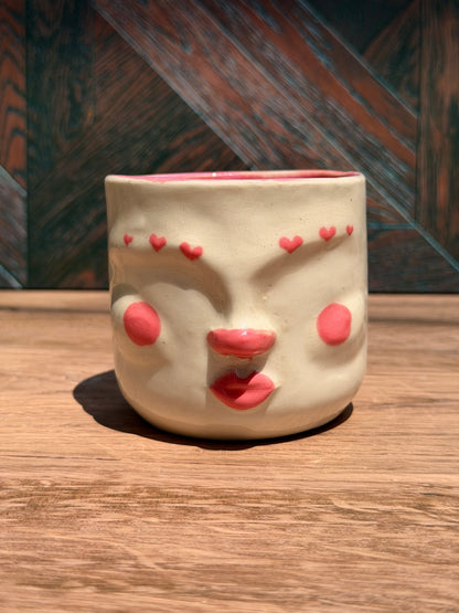 Painted Face Planter No. 5