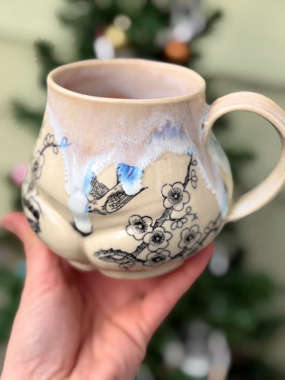 Cherry Blossom Butt Mug No. 2