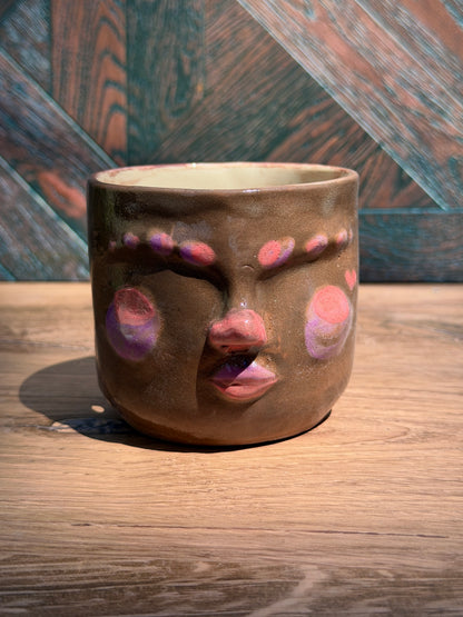 Painted Face Planter No. 9