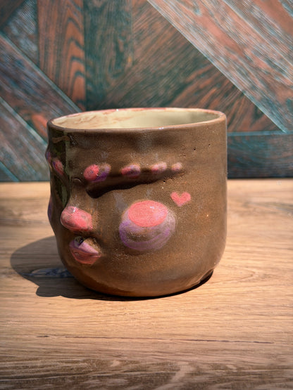 Painted Face Planter No. 9
