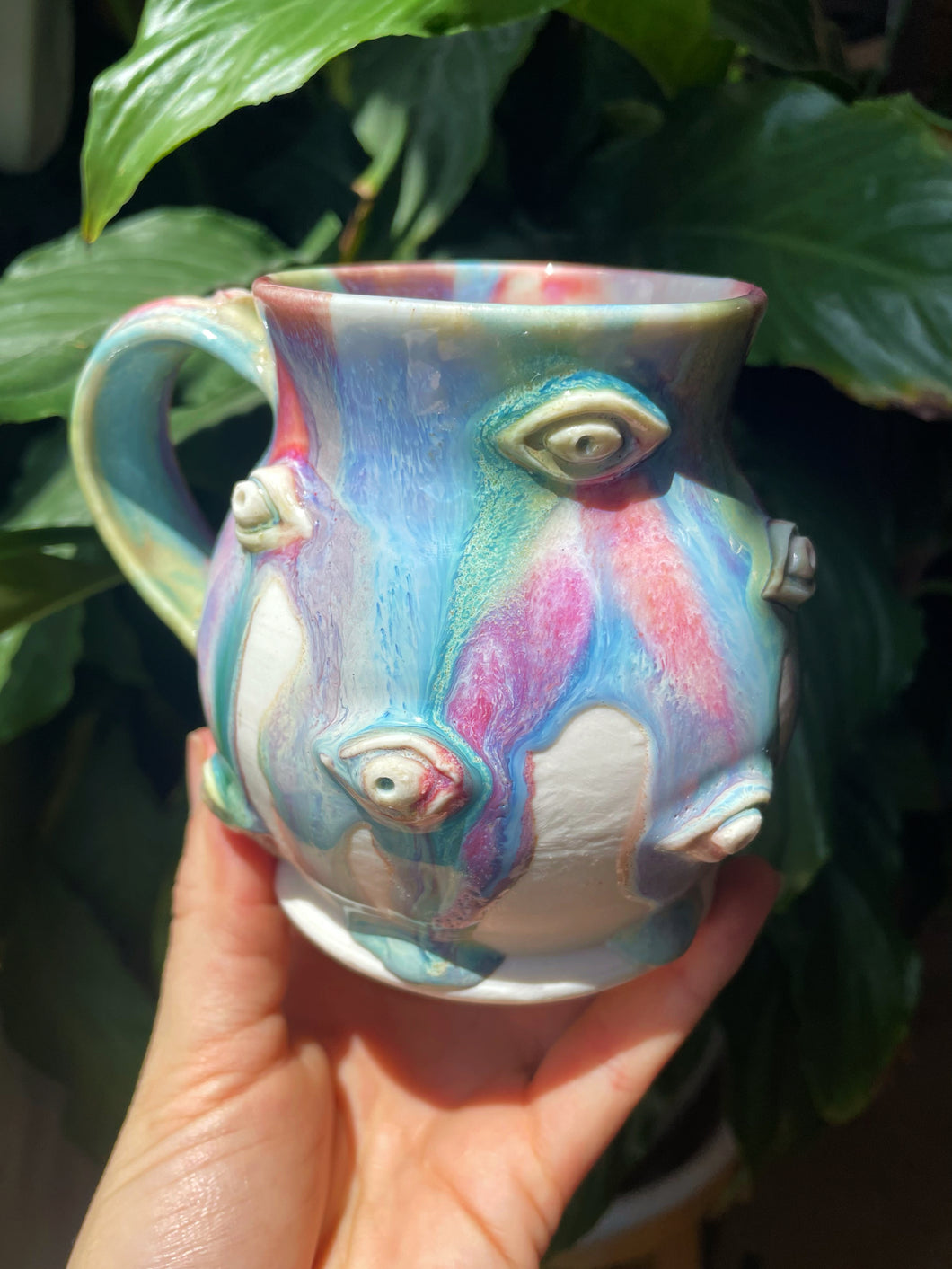 Rainbow Eyeball Mug