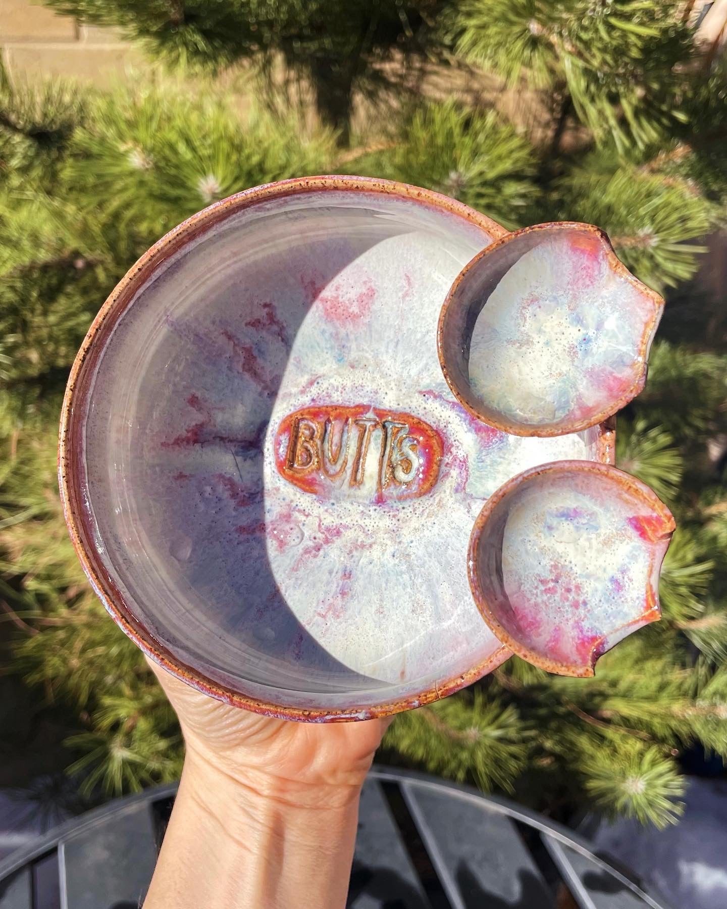 Lava Juice Double Ashtray